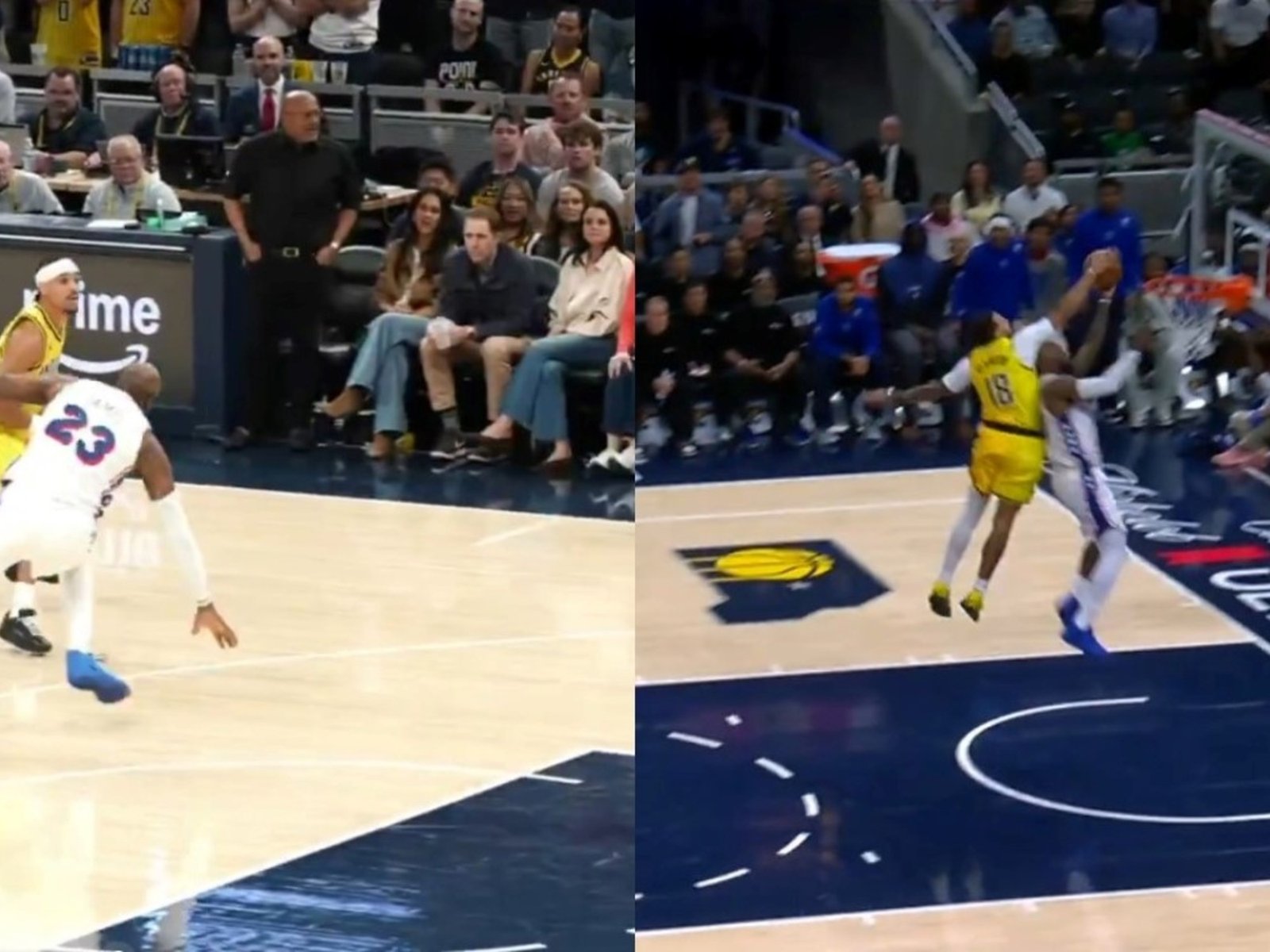 Video: el tapón y el quiebre de tobillos a LeBron James que se hizo viral :: Olé
