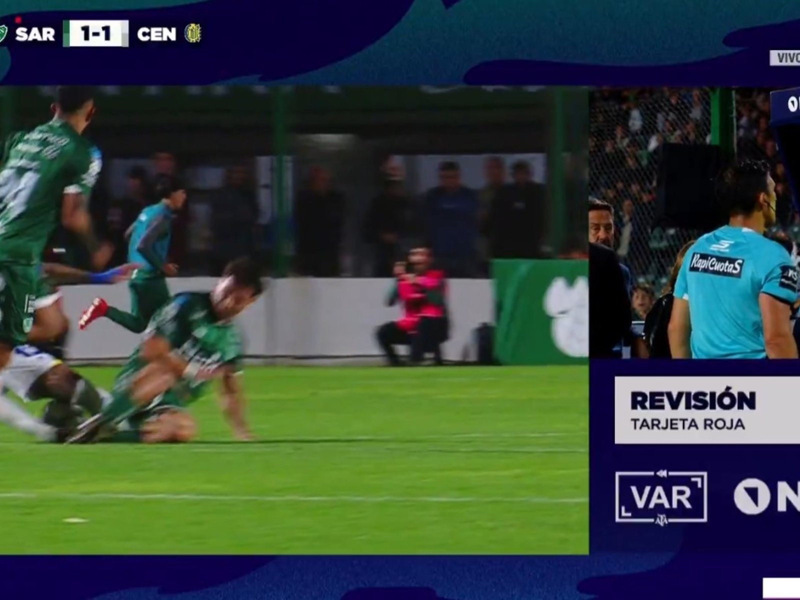 Video: la polémica expulsión que puede determinar un campeonato :: Olé