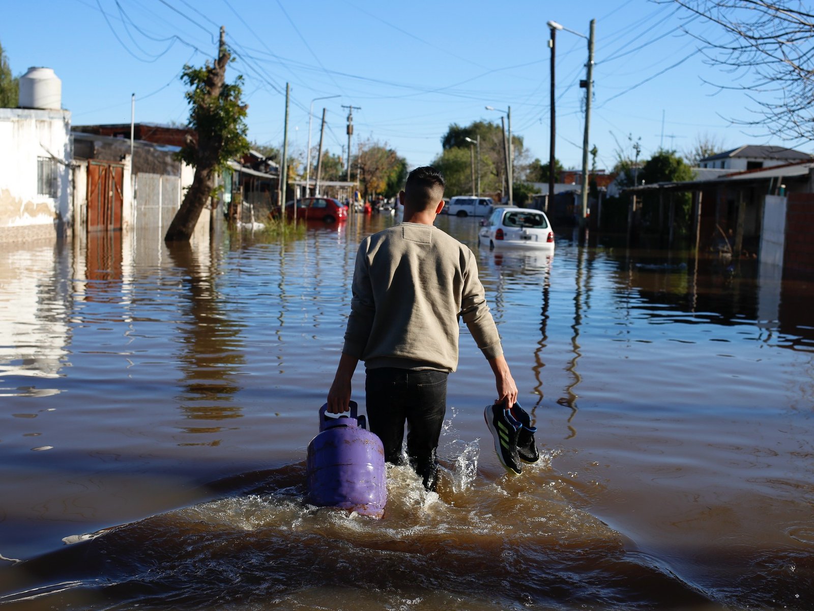 alerta naranja por fuertes tormentas y granizo en Buenos Aires