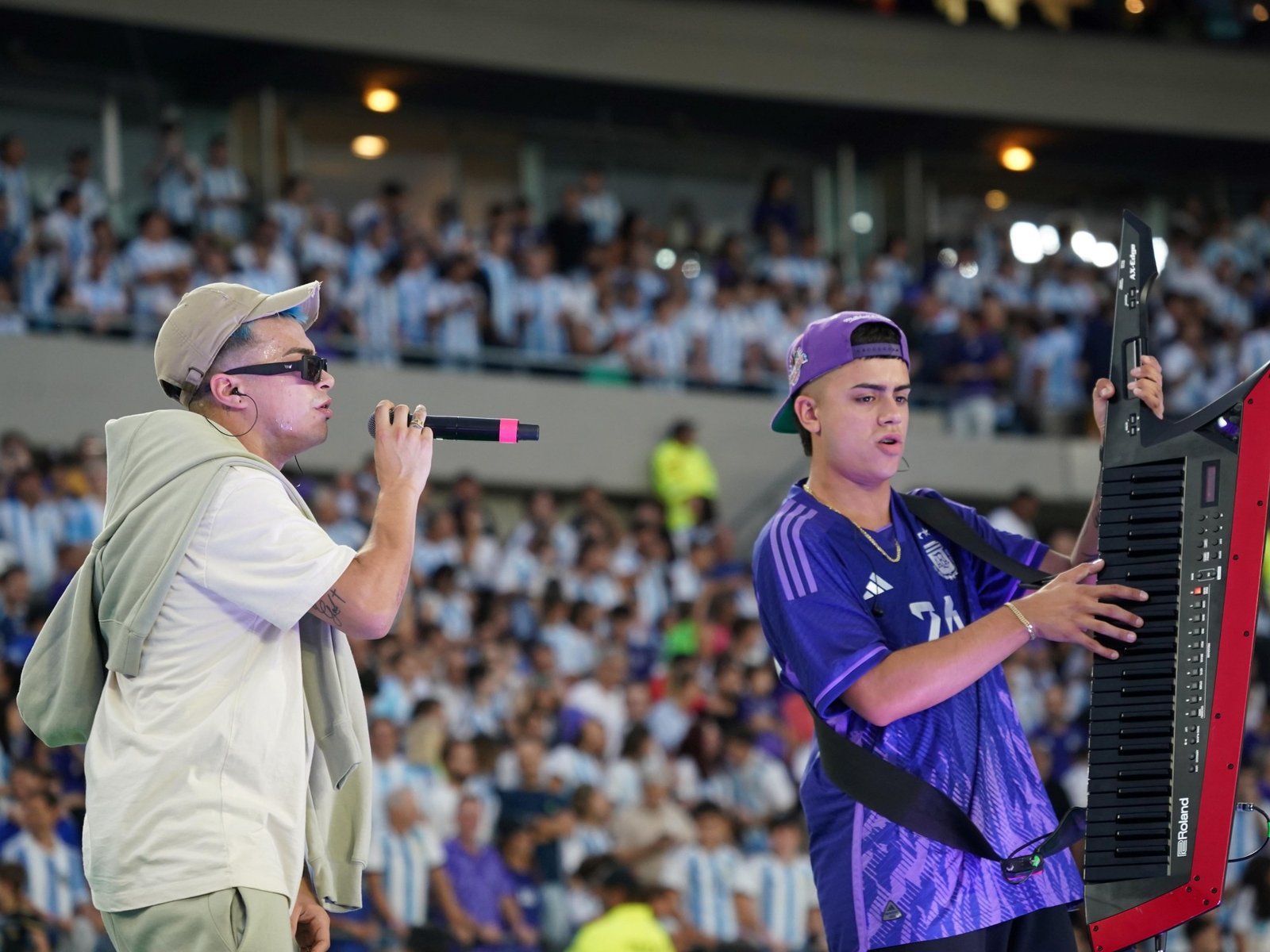 el line up de artistas que tocarán en el partido contra Benín y quién cantará el Himno Nacional Argentino